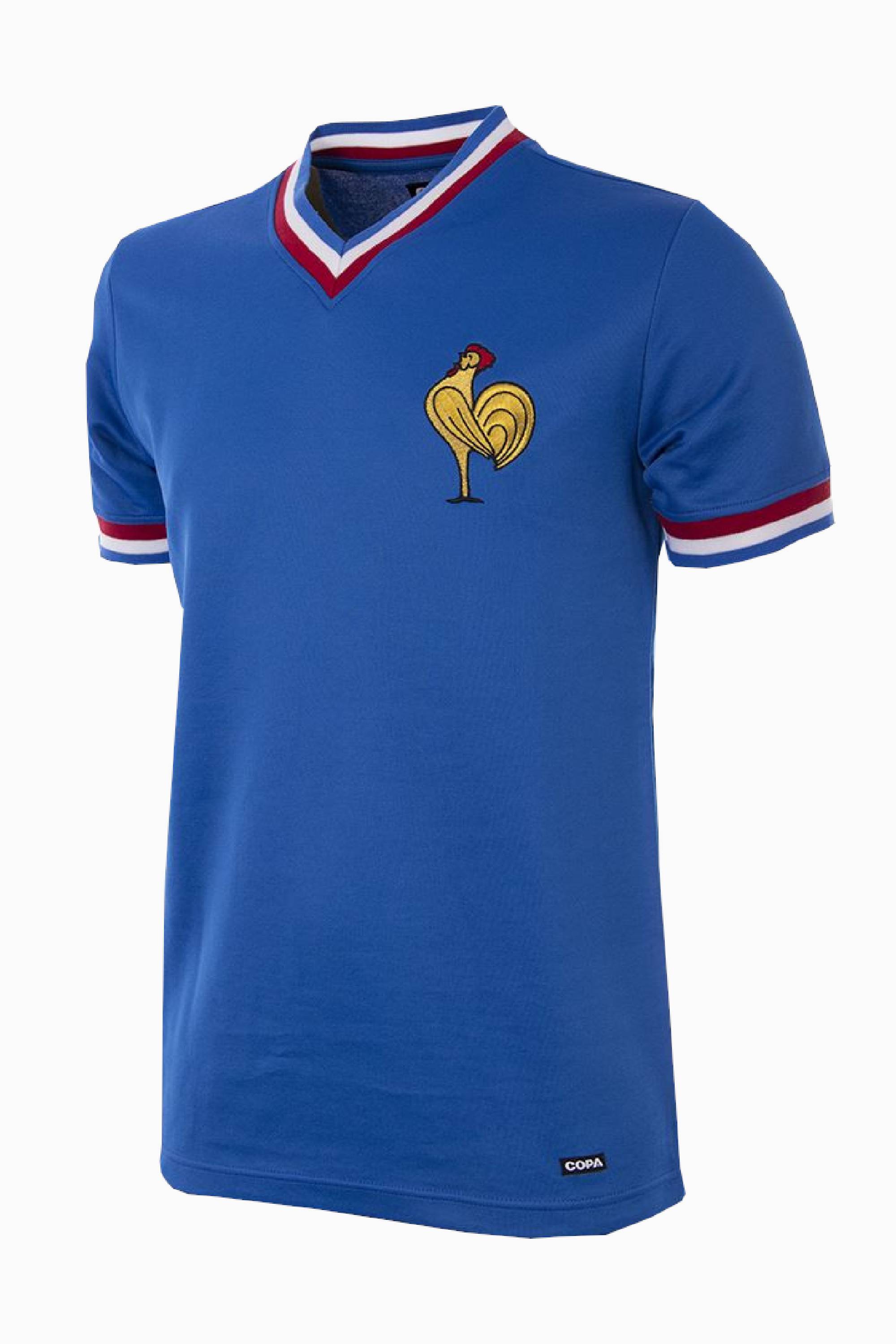 Koszulka Reprezentacji Francji Retro COPA 1971 - Niebieski