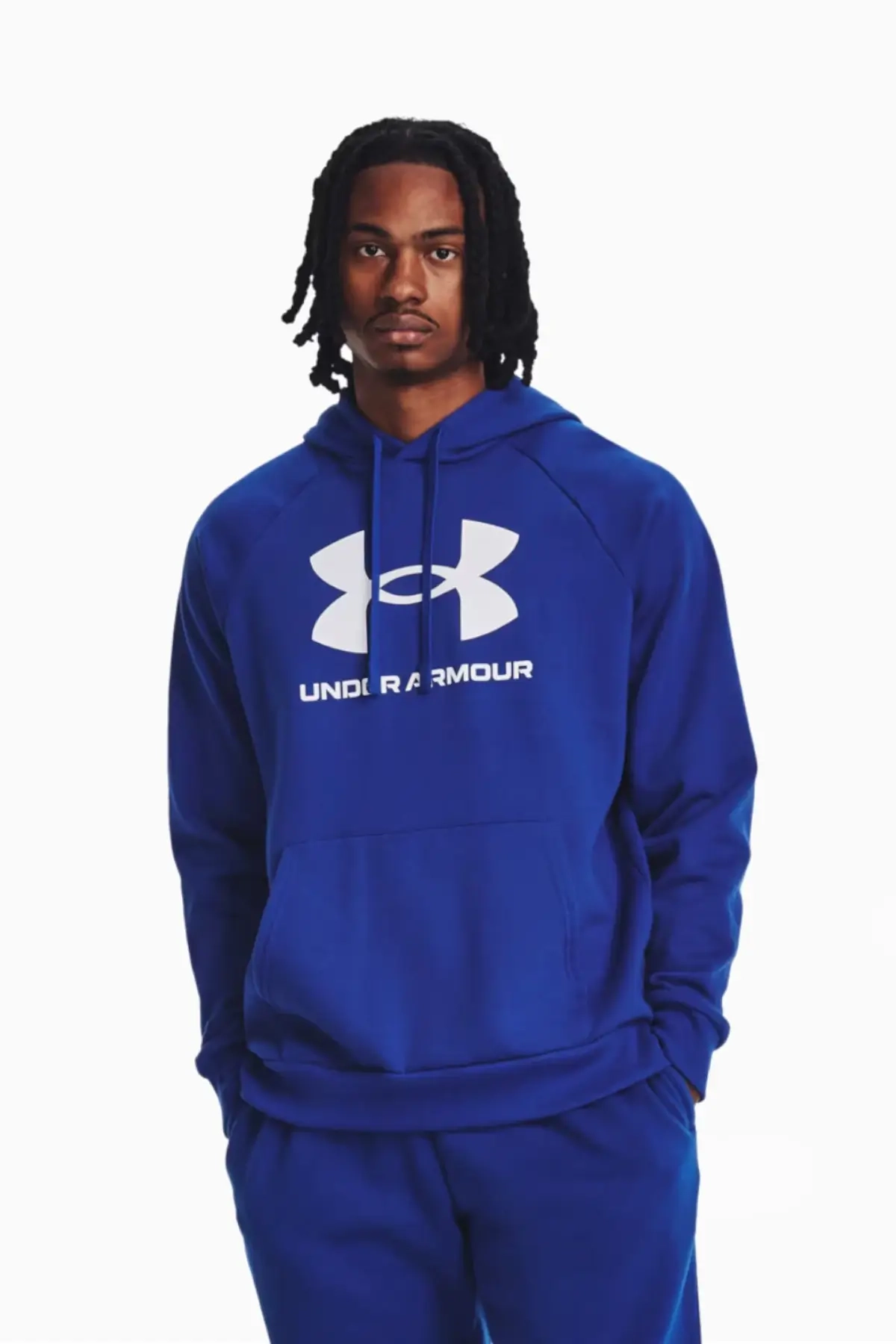 Bluza z kapturem Under Armour Rival Fleece Logo - Niebieski