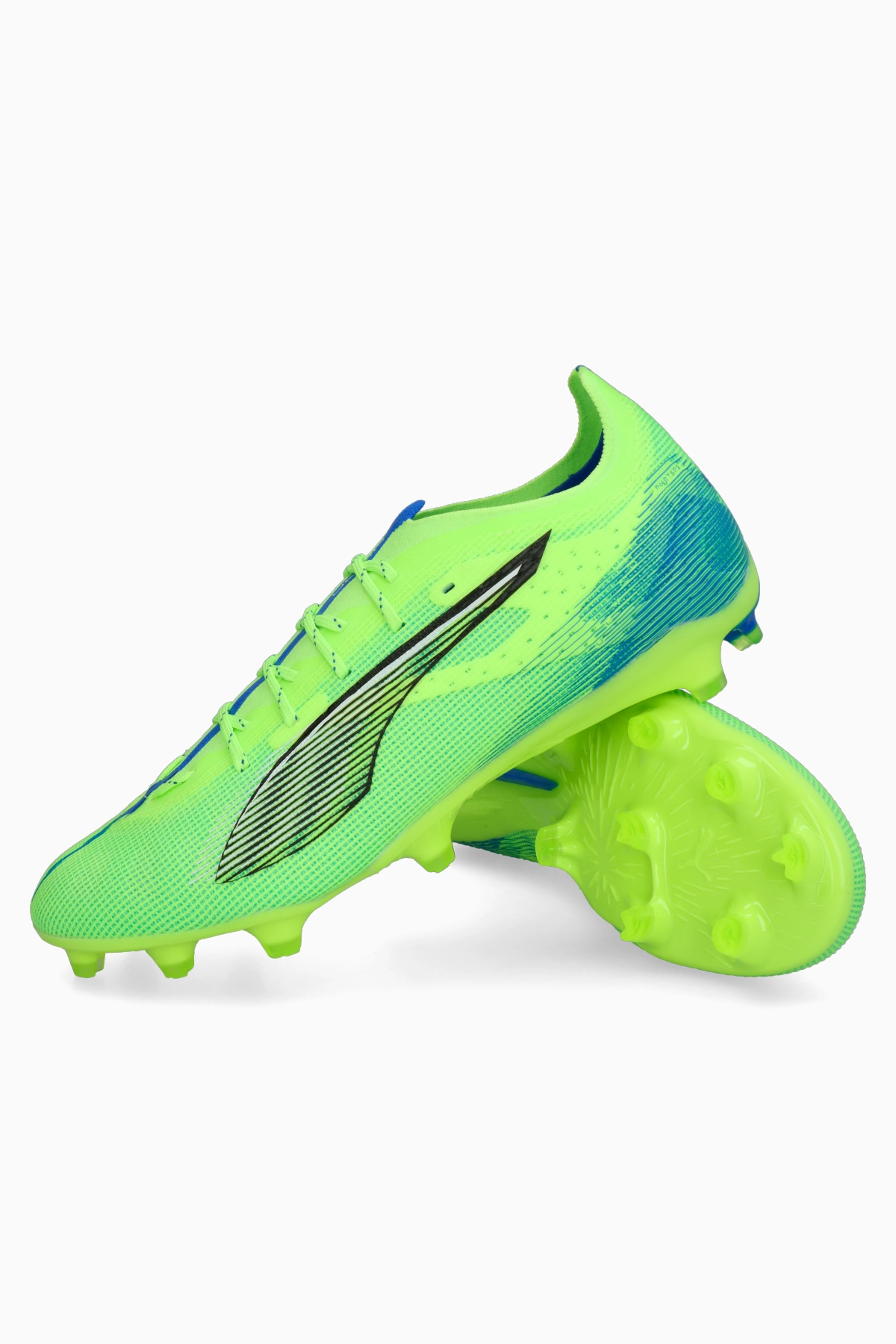 Korki Puma Ultra 5 Pro FG/AG - Limonkowy
