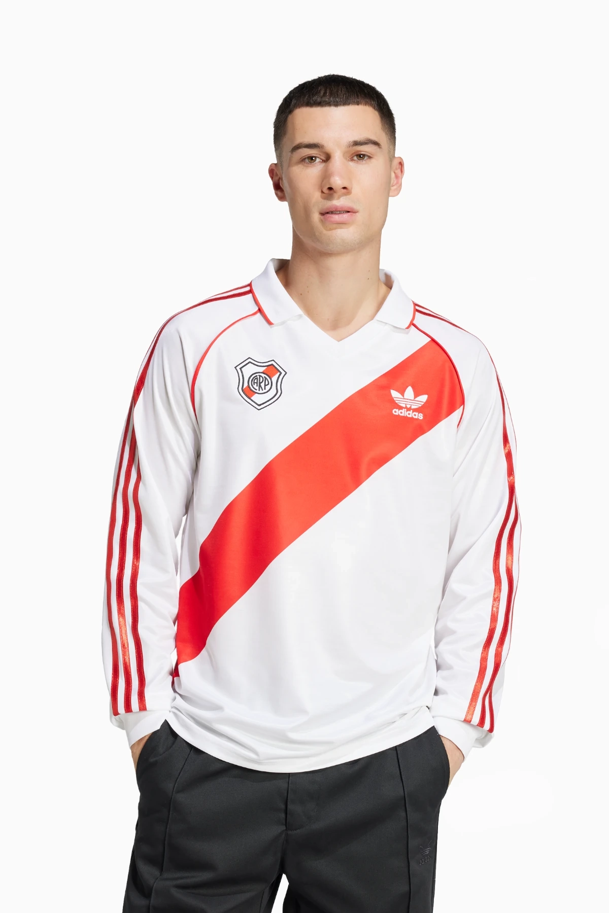 Koszulka z długim rękawem adidas River Plate 1994 - Biały