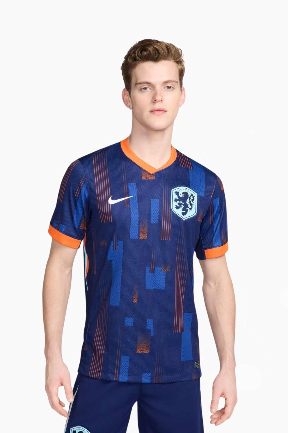 Koszulka Reprezentacji Holandii Nike 2024 Wyjazdowa Stadium - Granatowy