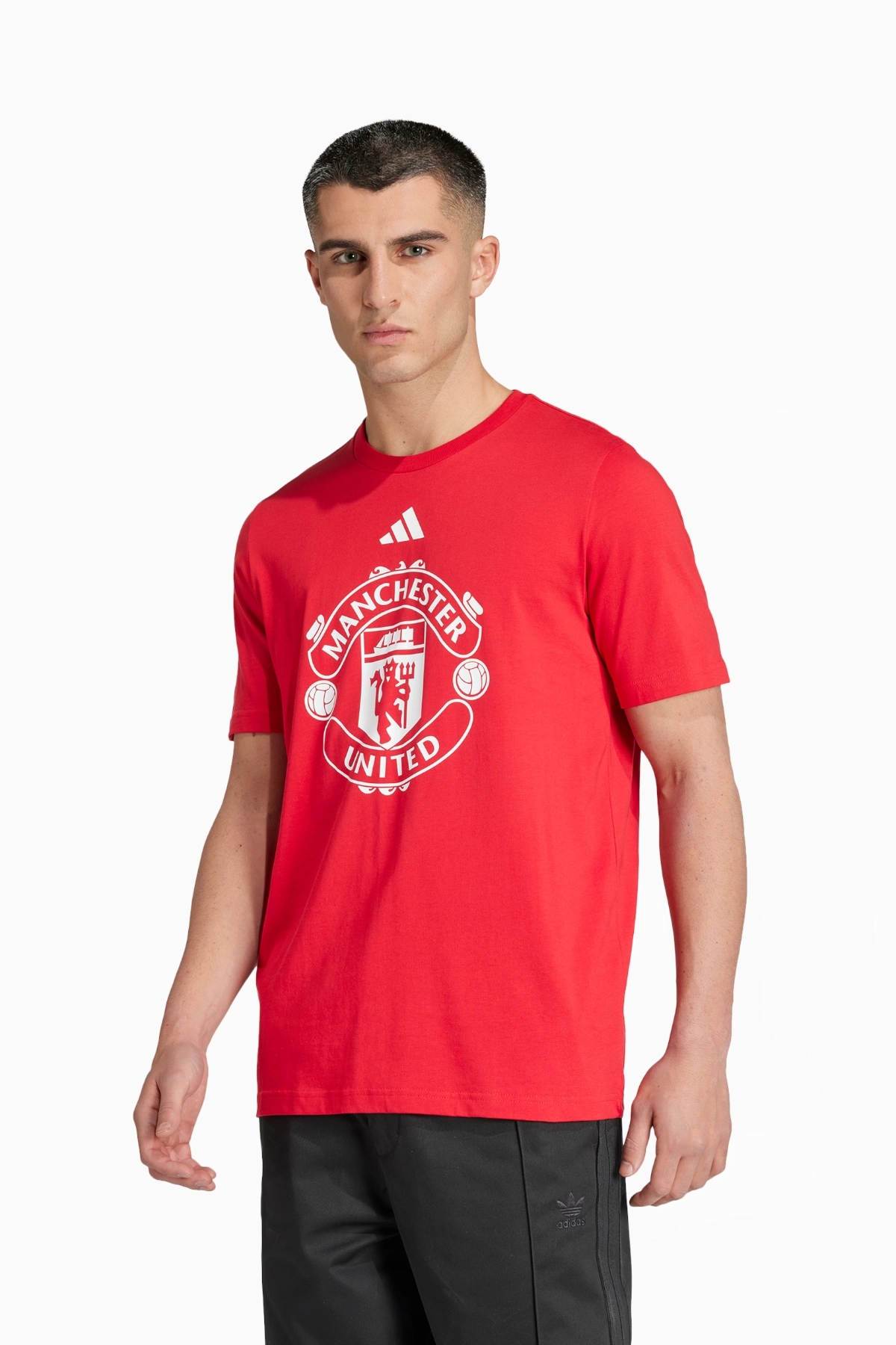 Koszulka adidas Manchester United 24/25 DNA Graphic - Czerwony
