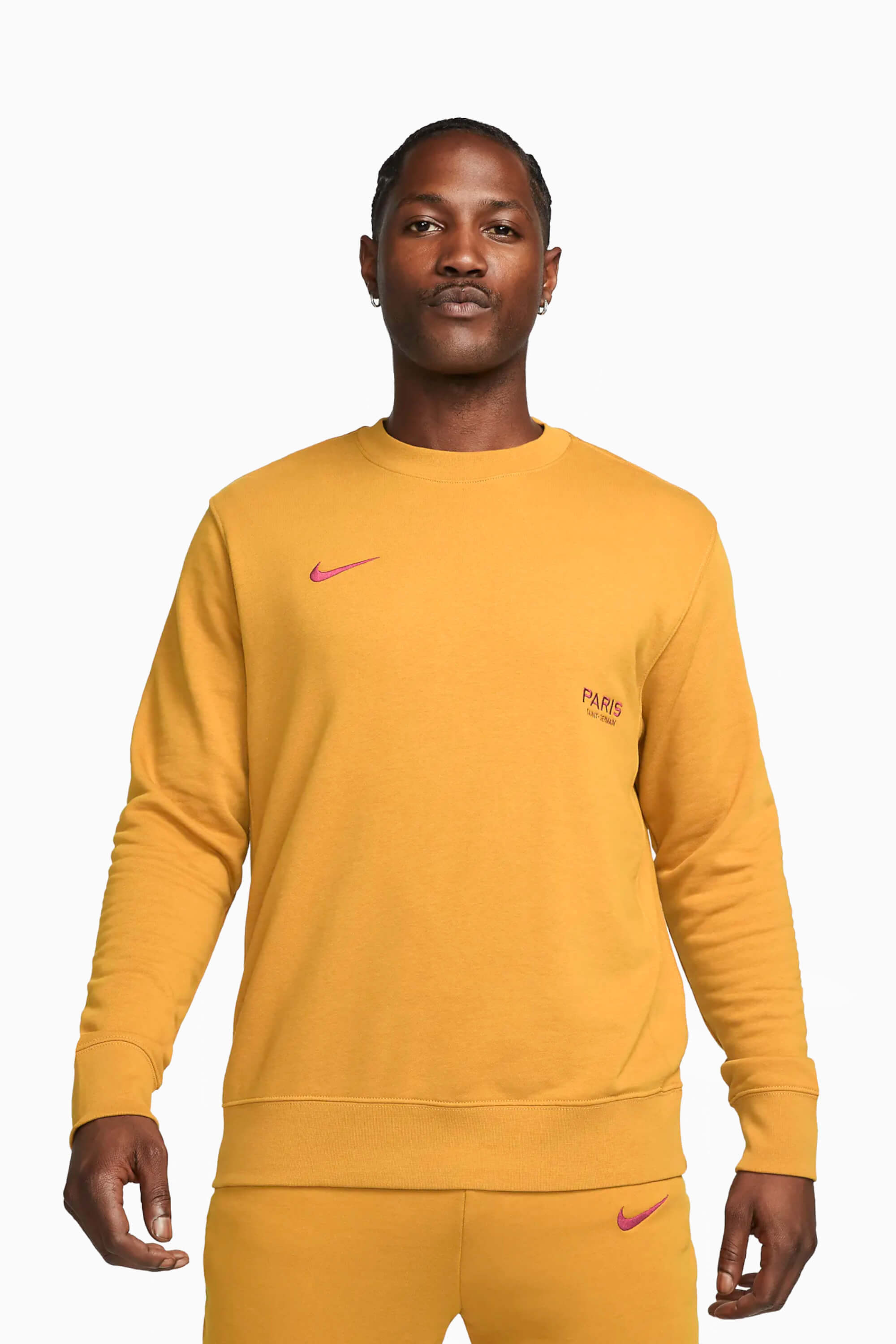 Bluza Nike PSG 23/24 Club - Pomarańczowy