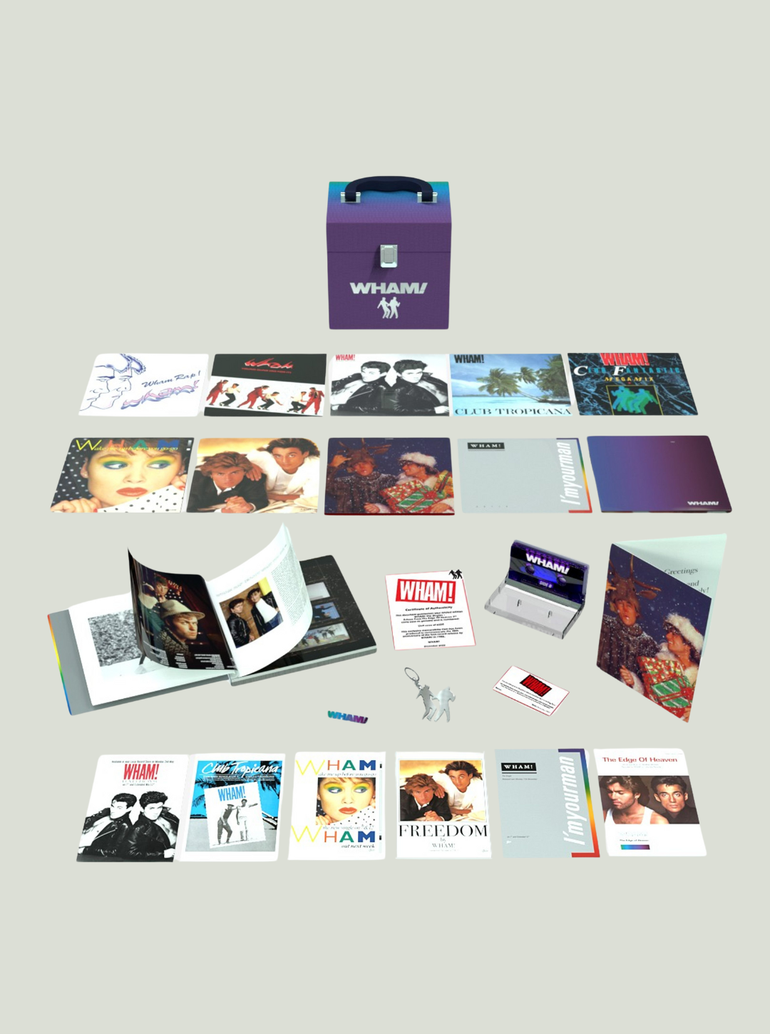 Box Set 7 Płyt winylowych I Kaseta Magnetofonowa Wham! - Echoes From The Edge Of Heaven