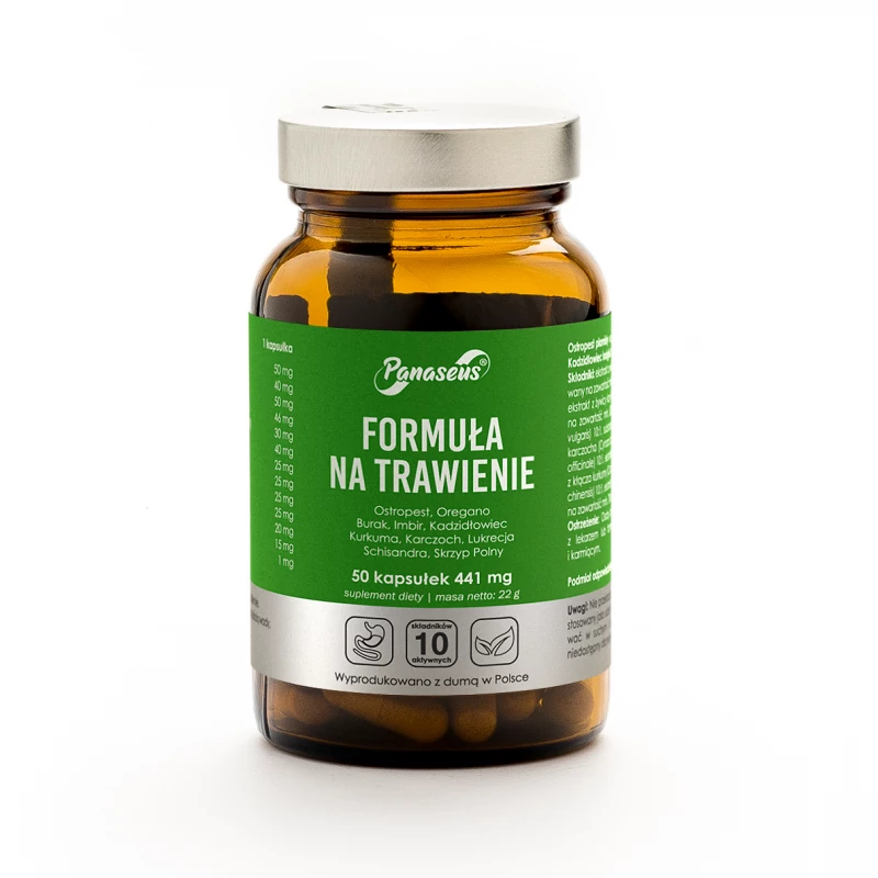 Panaseus Formuła na Trawienie 50kaps. Yango