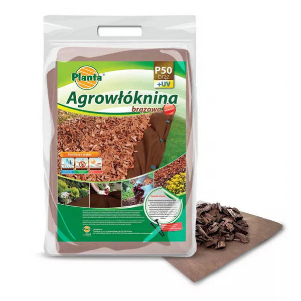 Agrowłóknina P50 Brązowa 3,2x5m