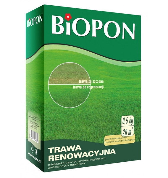 Nasiona trawa renowacyjna 0,5kg Biopon