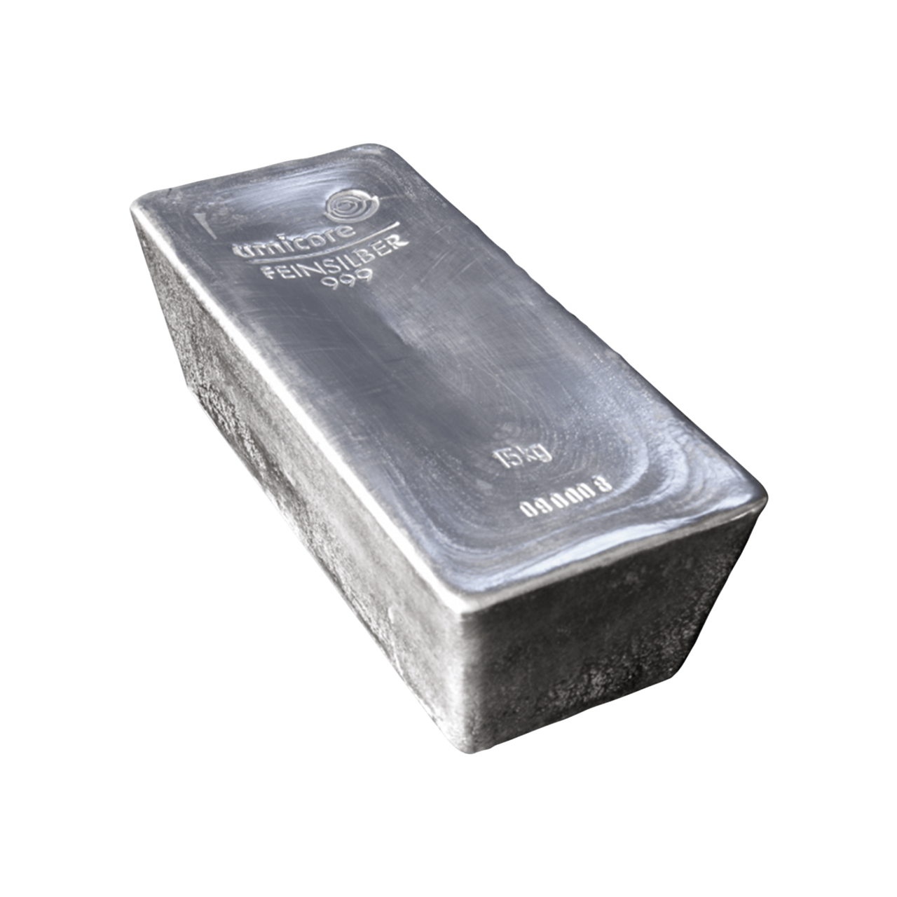 15000 g (15 kg) Sztabka srebra VAT 23 %