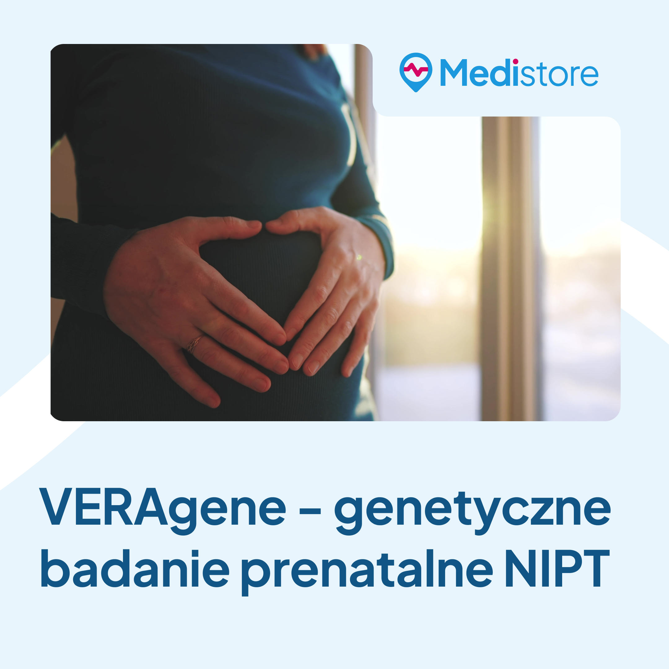 Nieinwazyjne badanie prenatalne VERAgene z pobraniem w domu (Warszawa+ gminy ościenne)