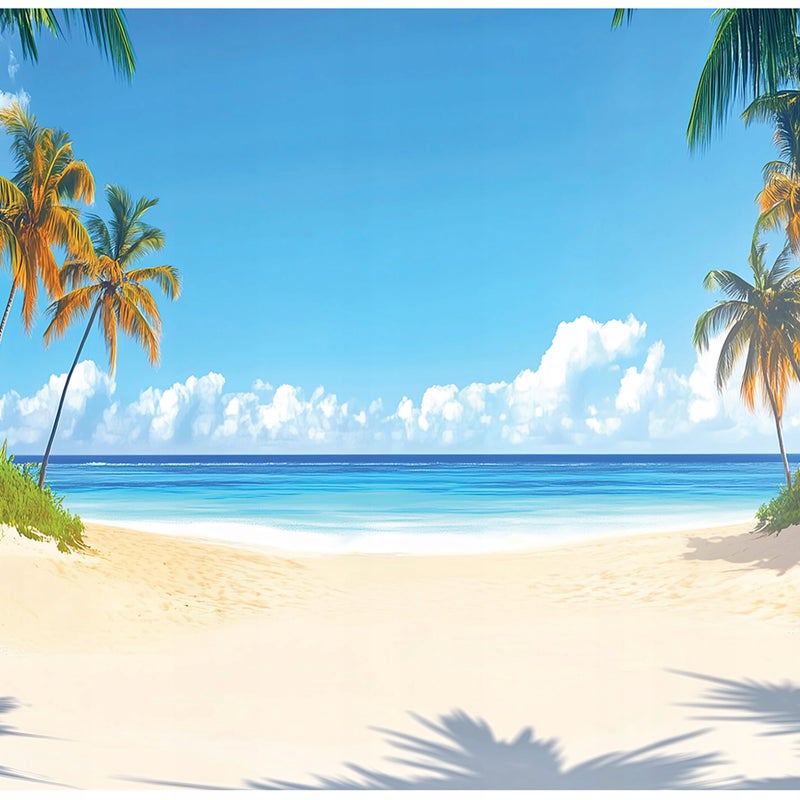 Fototapeta Plaża Palmy Krajobraz Ocean 400x280 cm Tapeta Do Sypialni Salonu Kuchni Na Flizelinie