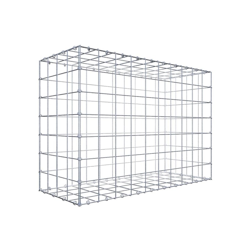 Gabion 100 cm x 70 cm x 40 cm (dł. x wys. x gł.), rozmiar oczka 10 cm x 10 cm, pierścień typu C