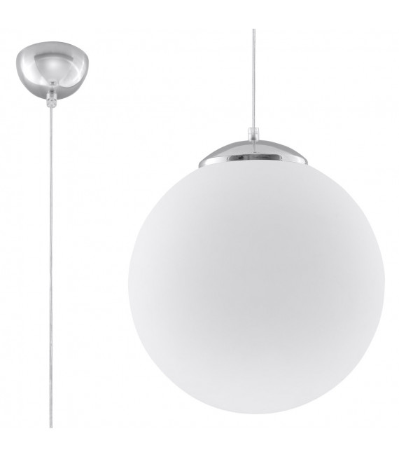 Lampa wisząca UGO 40, minimalistyczna - 40x40x130cm Sollux