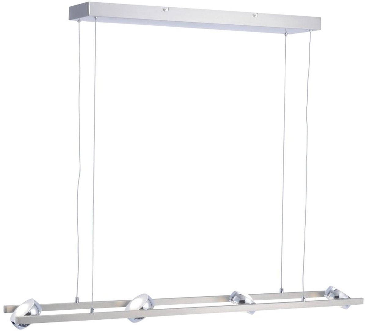 Just Light Lola Smart Opti lampa wisząca 8x3W stalowa 12470-55