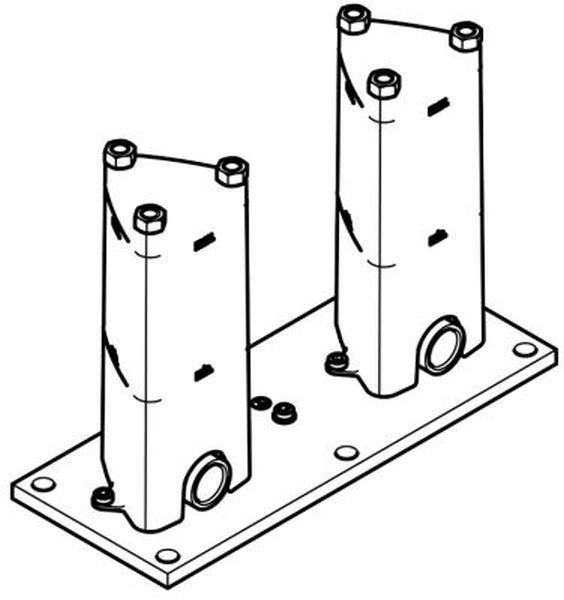 Dornbracht element montażowy podłogowy 3594497090