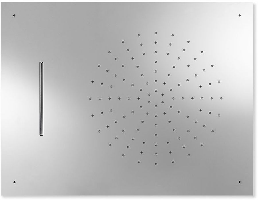 Tres Exclusive deszczownica 65x50 cm prostokątna chrom 299.970.01