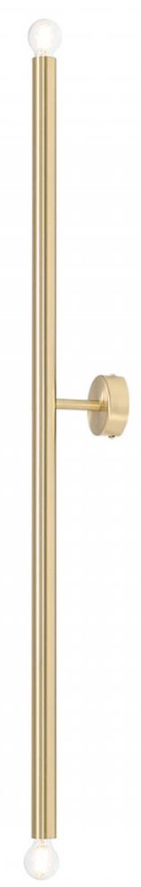 Aldex Tubo 2 L kinkiet 2x40W mosiądz 1072D40_L