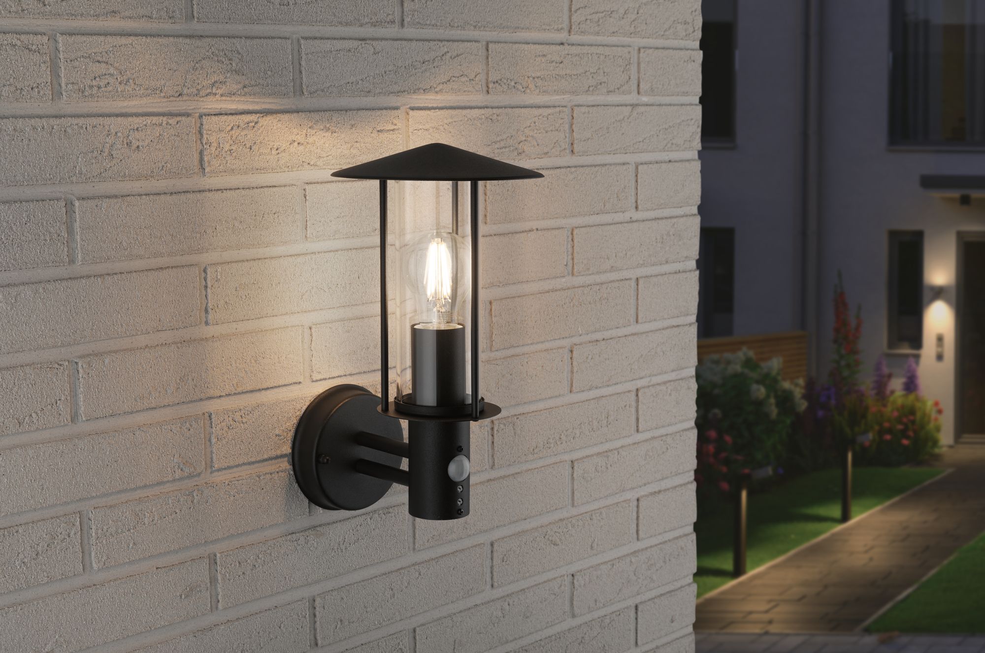 Paulmann Wall Classic kinkiet zewnętrzny 1x15W przezroczysty/czarny 94396