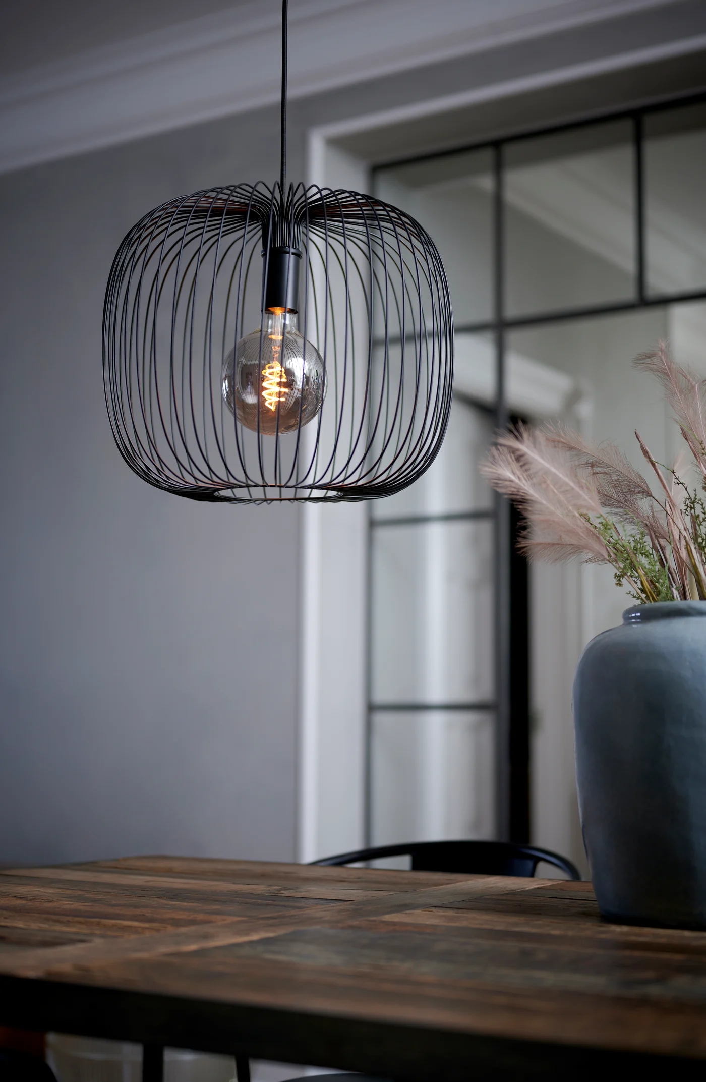 Nordlux Beroni lampa wisząca 1x60W czarna 2213313003