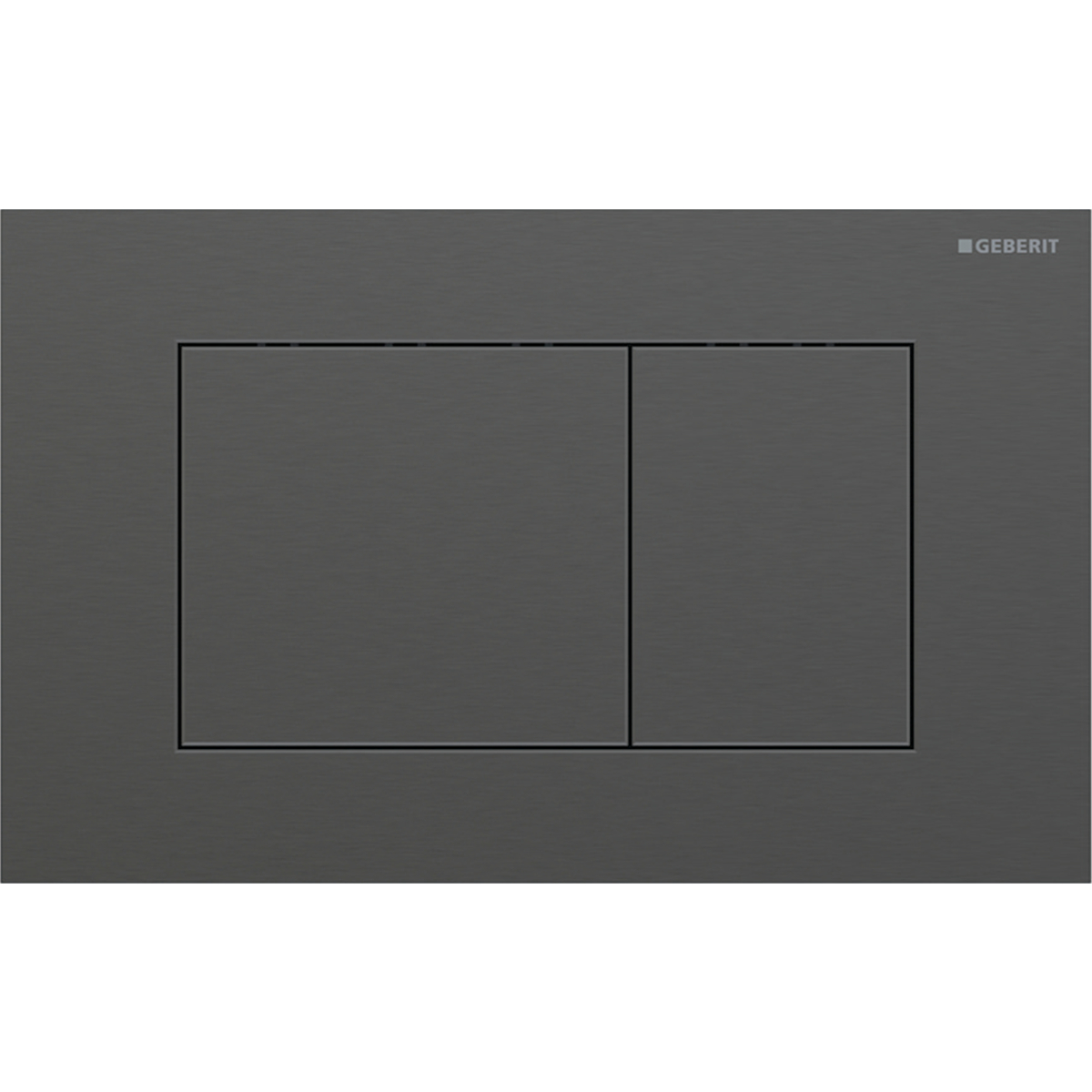 Geberit Sigma40 przycisk spłukujący do WC czarny chrom szczotkowany 115.629.QD.1