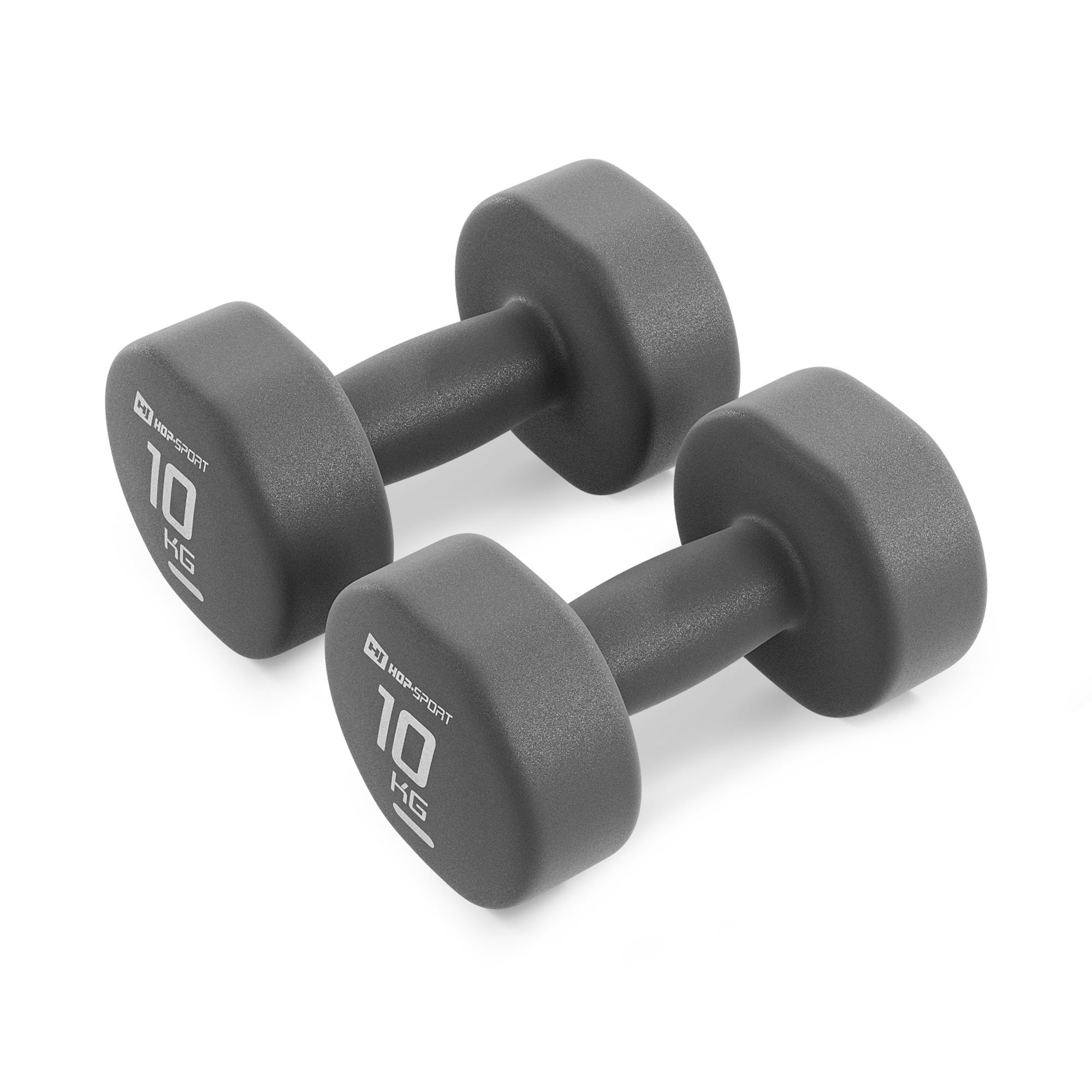 Zestaw hantelek żeliwnych neoprenowych 2x10kg