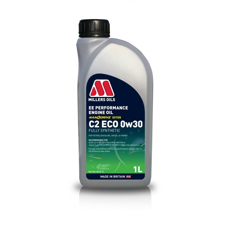 MILLERS OILS EE PERFORMANCE C2 ECO 0W30 1L - Petrostar