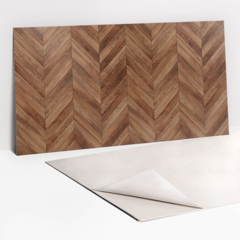 Panel samoprzylepny Tulup Drewniane deski 100x50 cm 1 szt.
