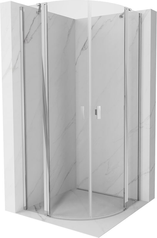 Kabina prysznicowa półokrągła Mexen Mist transparent 80x80 cm 1 szt