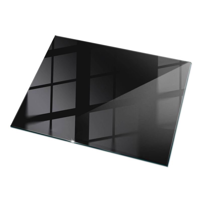 Blat szklany Tulup 120x80 cm Kolor czarny gładki 1 szt.