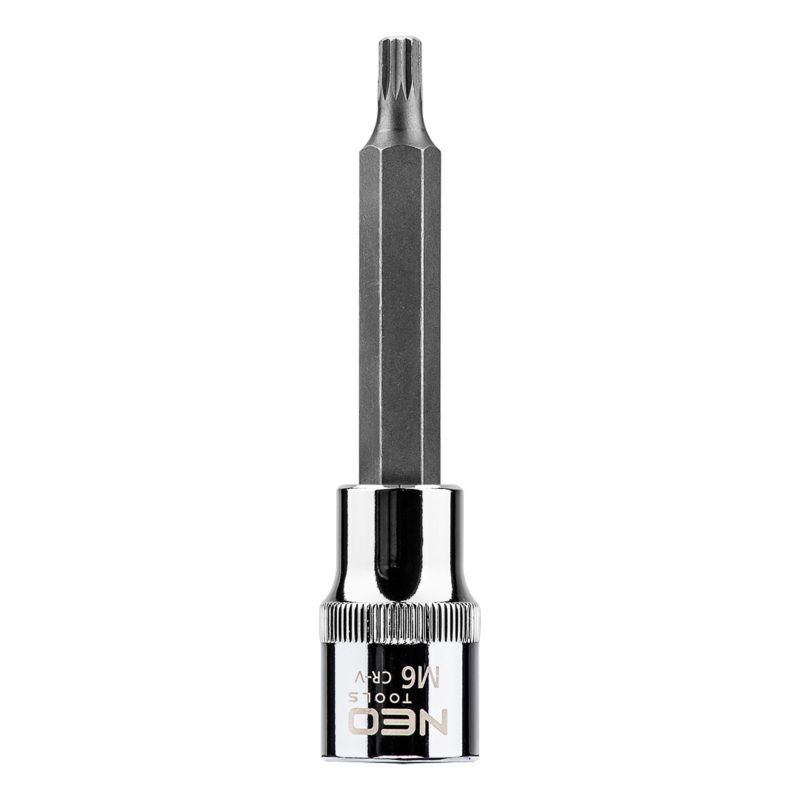 Końcówka Spline na nasadce 1/2" NEO TOOLS M6 x 100 mm 1 szt.