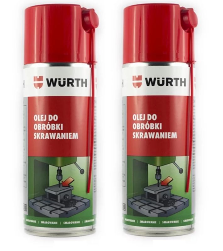Olej do wiercenia, gwintowania i obróbki skrawaniem WURTH CUT-COOL zestaw 2szt.