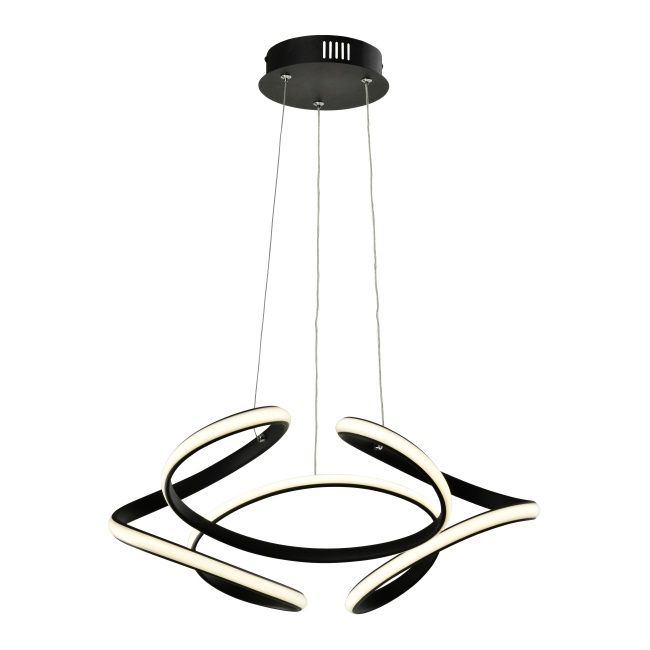 Lampa wisząca Narida 3200 lm 4000 K czarny mat