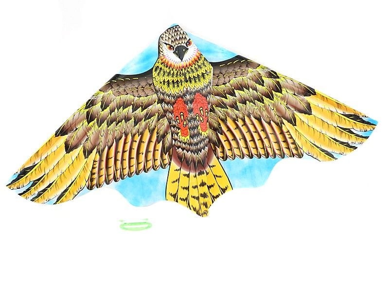 latawiec ptak wymiary rozłożonego 120x62x0,2cm; 70x8x2cm,