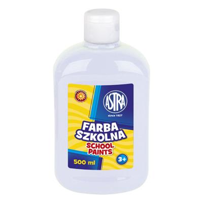 Farba Szkolna Plakatowa 500ml Biała Astra