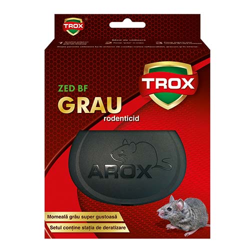 1 pac, Grâu raticid + Stație - : Mod de ambalare: 100 g