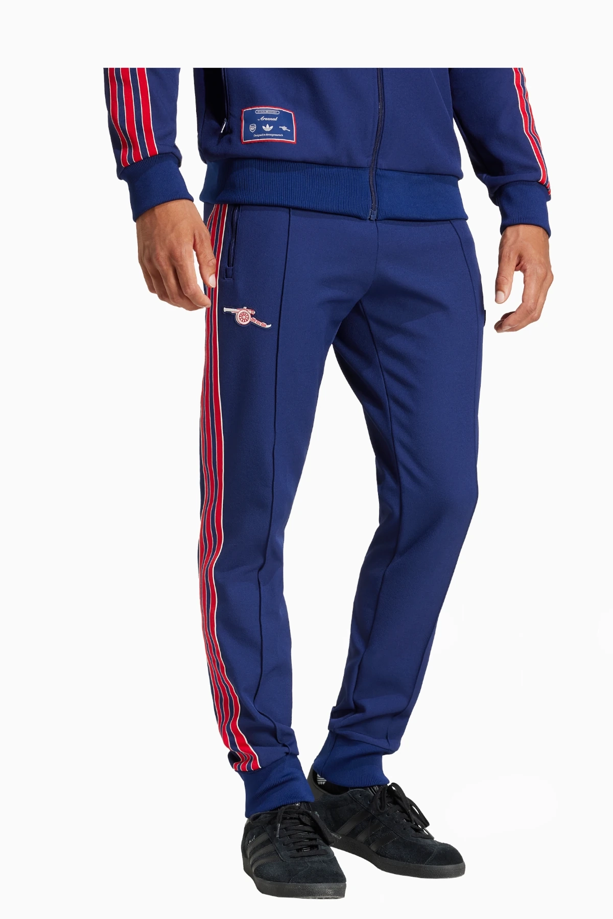 Spodnie adidas Arsenal FC 24/25 Terrace Icons - Granatowy