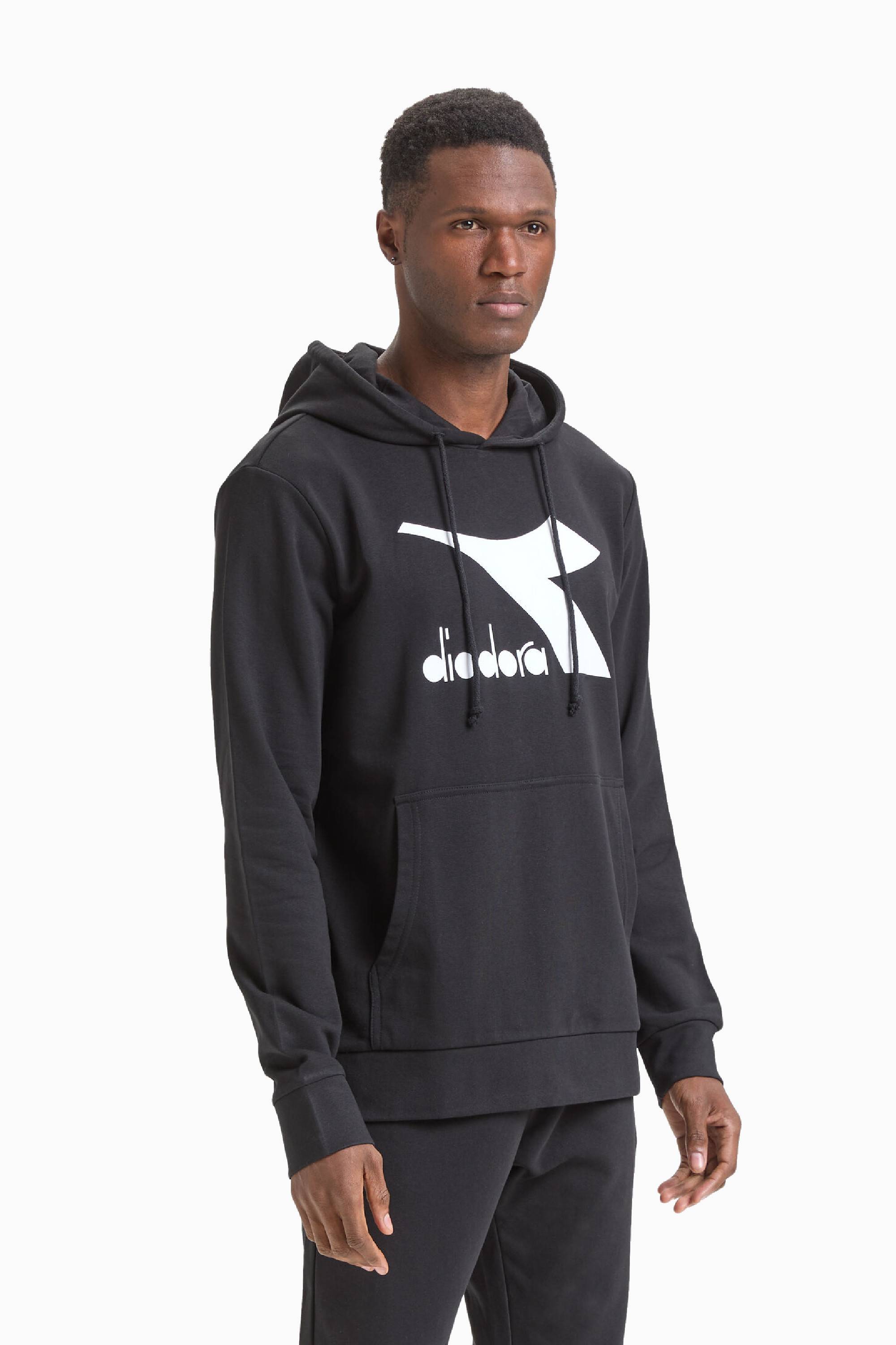Bluza z kapturem Diadora Chromia - Czarny