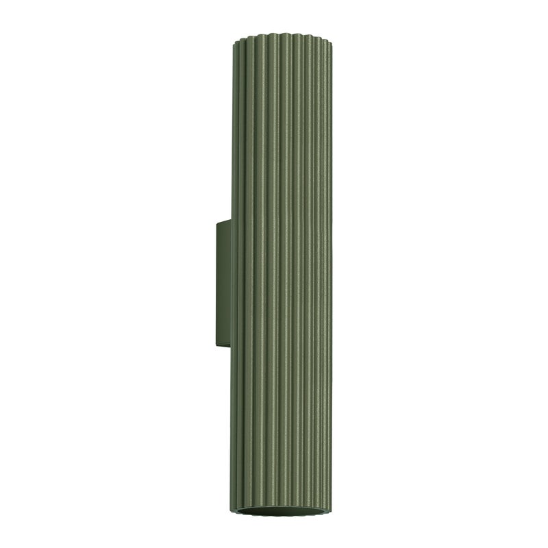 Kinkiet KARBON 30 oliwkowy zielony, minimalistyczny - 6.5x8.5x30cm Sollux