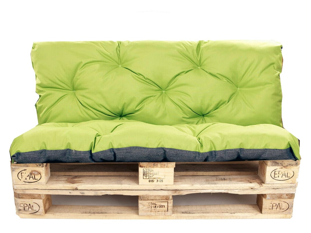 Poduszka na palety 120x80 Siedzisko/Oparcie 120x40cm poduszka na palety Limonka Poduszka ne moble ogrdowe poduszka na meble paletowe