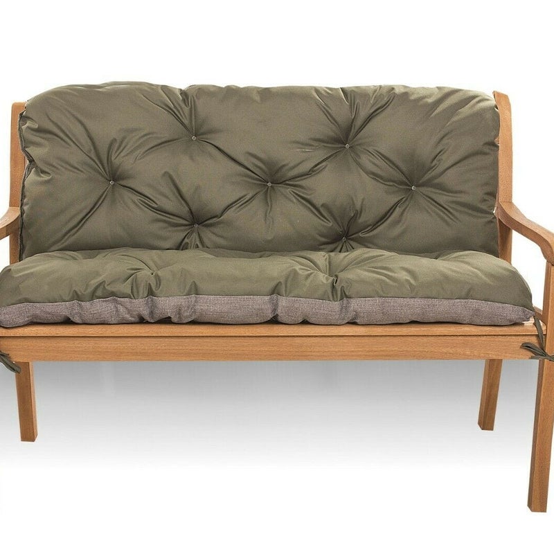 Zestaw poduszek na meble z palet 120x60 Siedzisko-Oparcie 120x40cm poduszki na palety Zielone poduszki na palety ogrodowe poduszki na meble