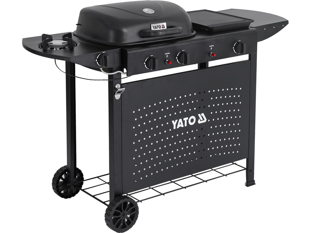 Grill gazowy Asahi 3w1 11kW z pokrywą | YG-20008