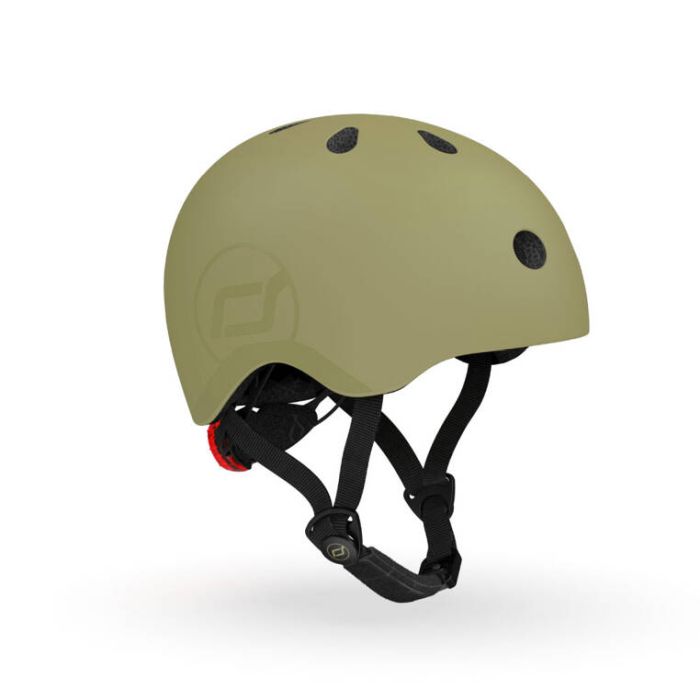 ScootandRide Kask dziecięcy Standard rozmiar S-M-Olive