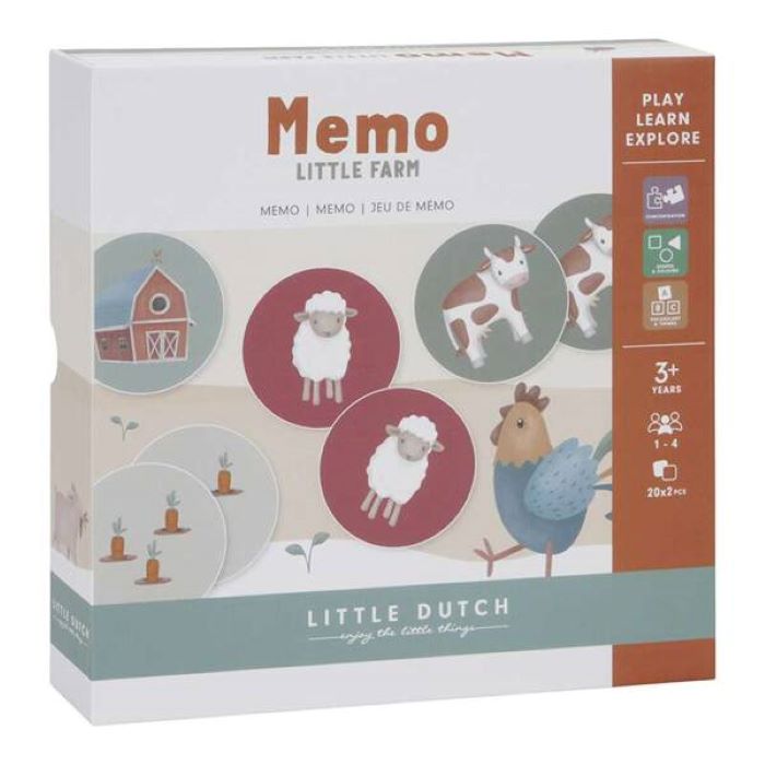 Little Dutch Gra Memory Little Farm FSC - 7138
