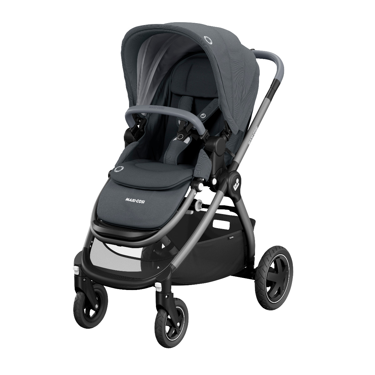 Maxi-Cosi, Adorra - wózek głęboko-spacerowy z gondolą Oria Maxi-Cosi-Essential Graphite