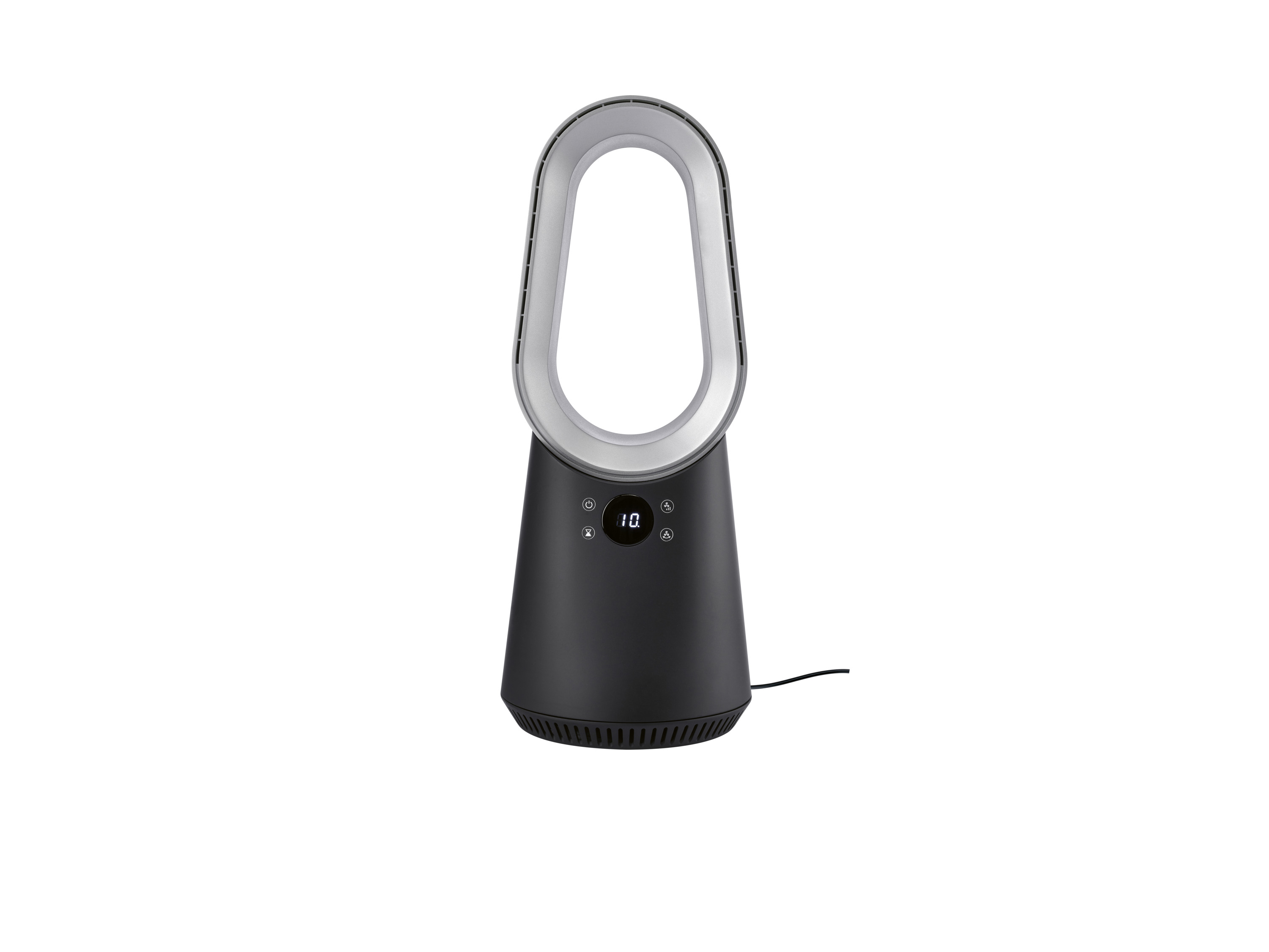 Silvercrest Wentylator stołowy bezłopatkowy, 24 W Czarny