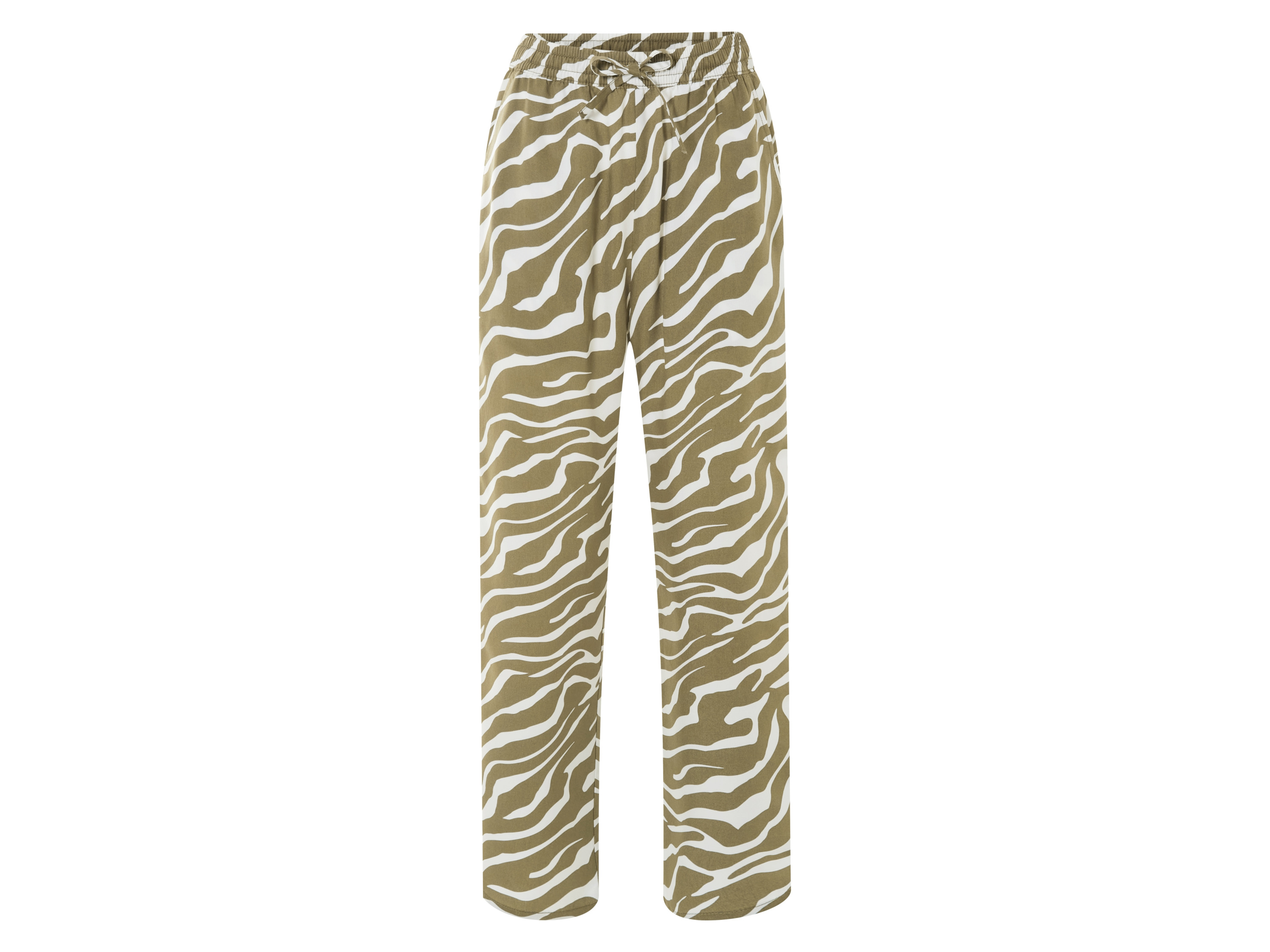 esmara Spodnie damskie straight fit Wzorzysty, 40