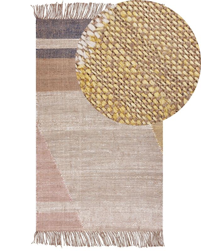Dywan z juty 80 x 150 cm brązowy Samlar 1 szt.