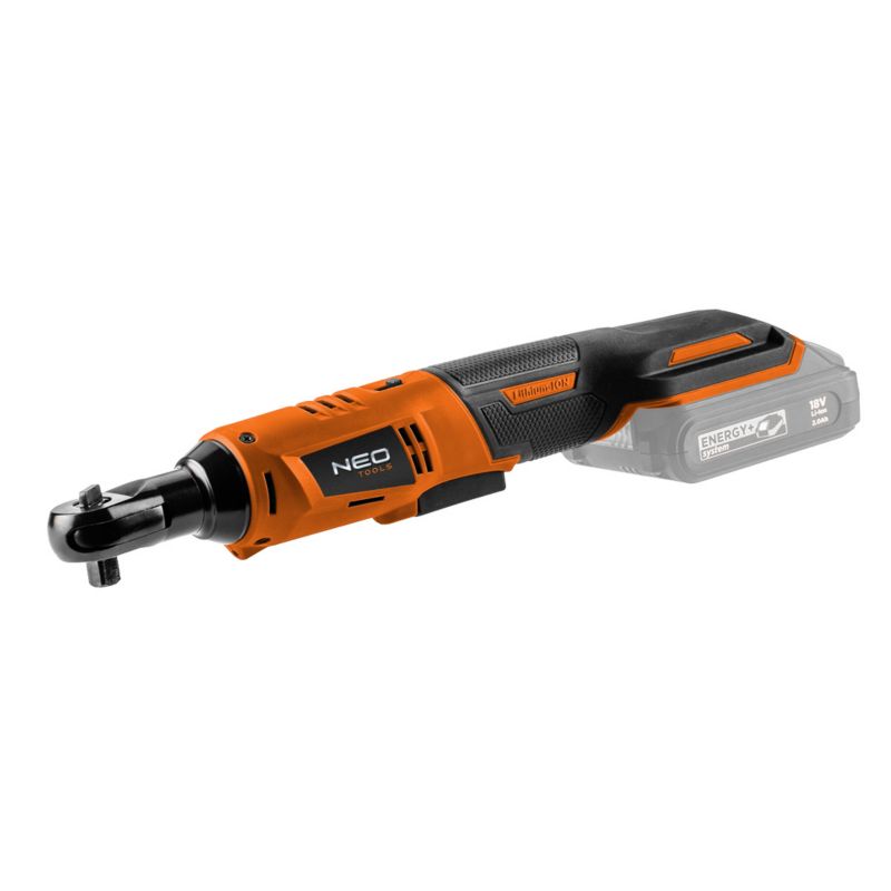 Grzechotka NEO TOOLS akumulatorowa 3/8", bez akumulatora, adapter 1/2" 1 szt