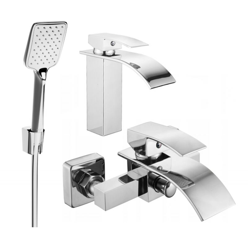 Zestaw wannowy Mexen Aries chrom 744803R62-00 1 szt.