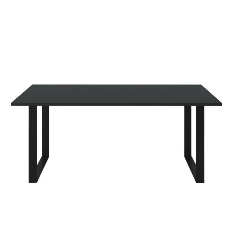 Stół KOLM prostokątny 180 x 95 cm SNOX Czarny 1szt.