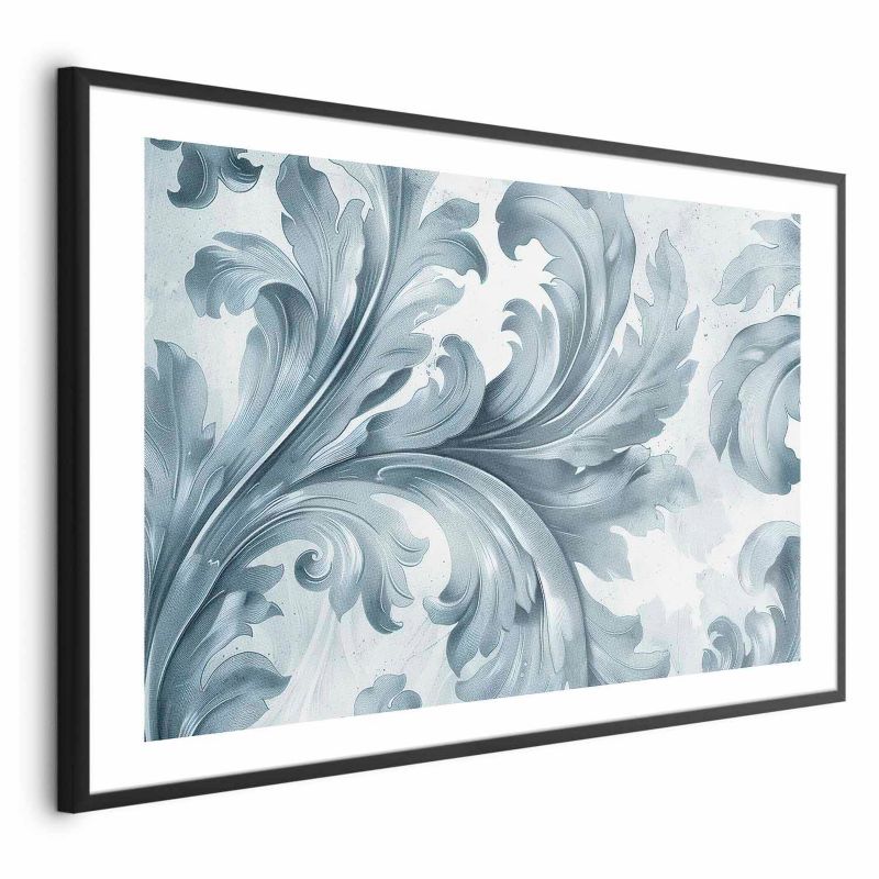 Plakat Artgeist Kamienny ornament 30x21 cm z ramą czarną 1 szt